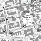 Image of road closure map detail.