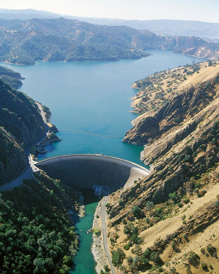 Lake Berryessa and Monticello Dam