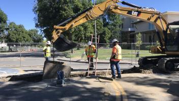 Big Shift trench is excavated