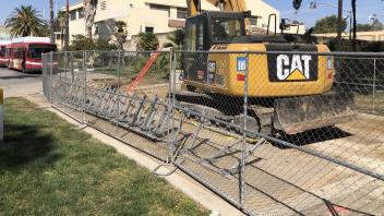 Big Shift construction outside Hickey Gym