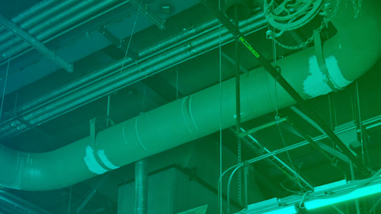 Image of pipe infrastructure.